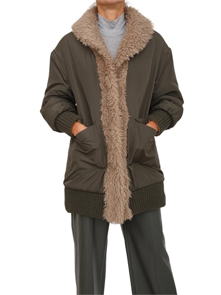 giaccone peppa nenette in nylon verde peppa