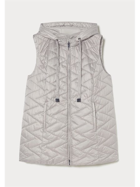 gilet reversibile valette marina rinaldi in tela tecnica antigoccia grigia valette