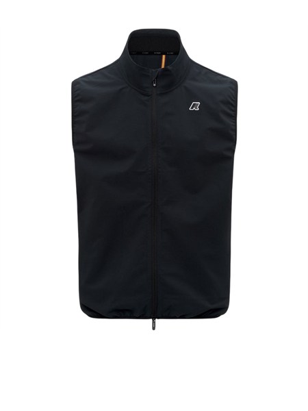 gilet unisex flaner k way in pile nero k8143vw