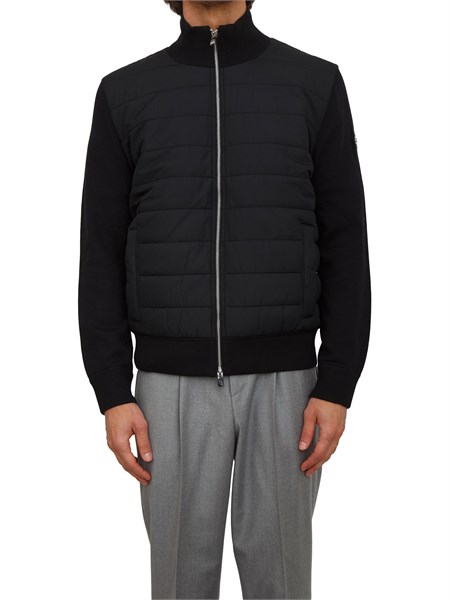 giubbino boss uomo in lana e cotone nero h hernesto50549991