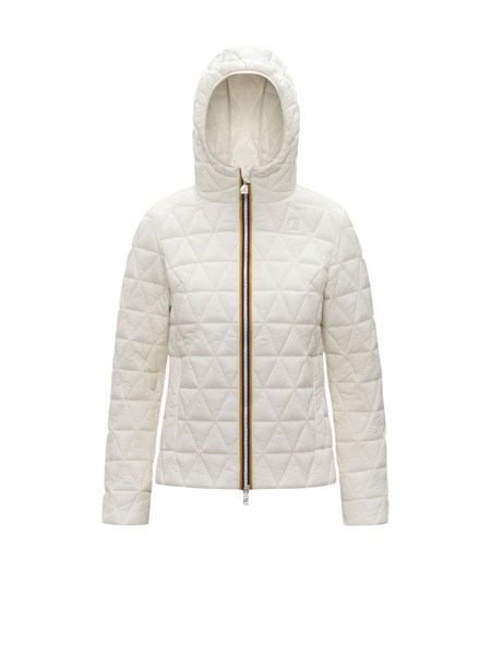 giubbino lil k way donna nylon bianco k2136ew