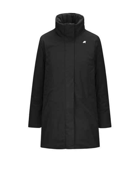 giubbino marla k way donna in tessuto nero k7125lw