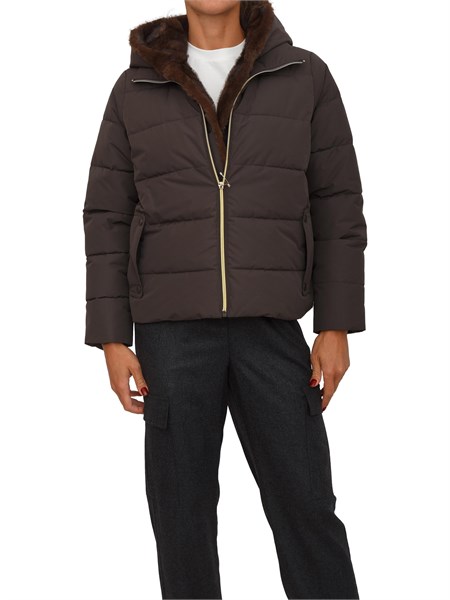 giubbino retore emme marella in taffeta verde retore