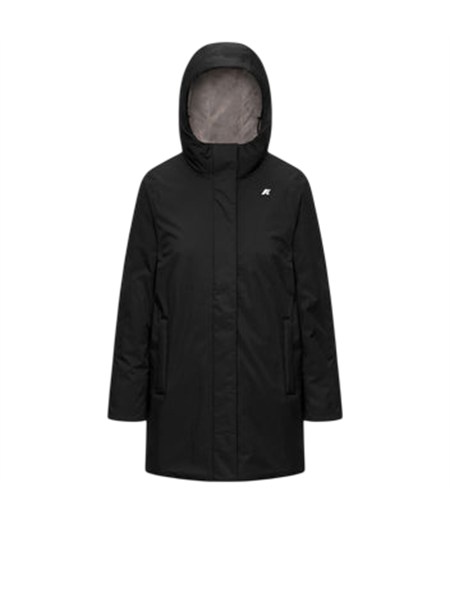 giubbino sophie k way donna in tessuto nero k8144cw