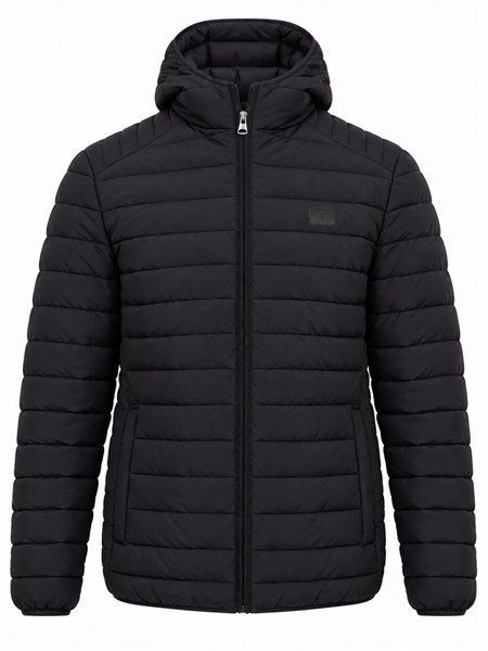 giubbino trussardi uomo in nylon crinkle nero f004m008yr
