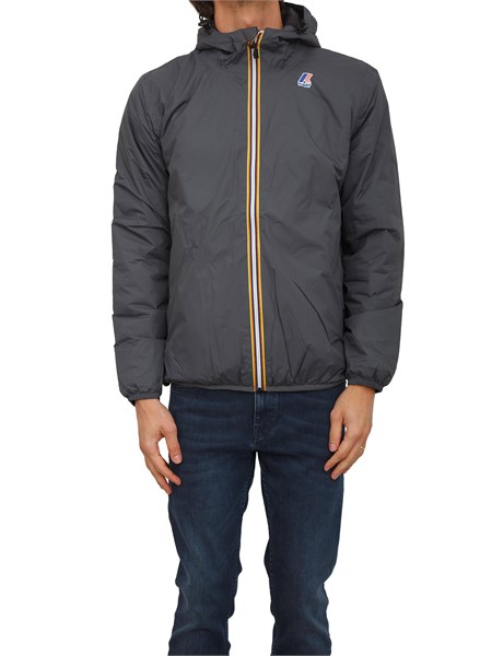 giubbino unisex claude k way in tessuto grigio k61273w