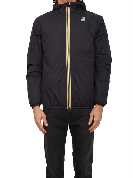 giubbino unisex claude k way in tessuto nero k61273w