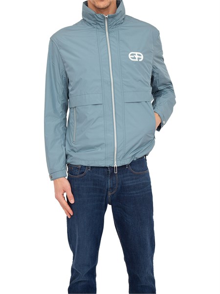 giubbino uomo emporio armani azzurro 3l1ba11ncgz