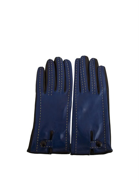 guanti alexa fairchild in vera pelle blu freedomrider