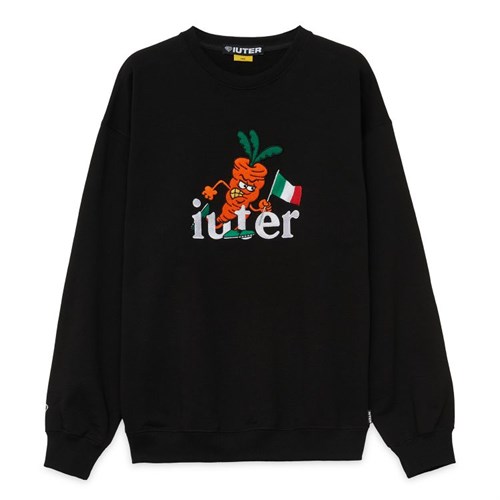 IUTER IUTER 22SISC66 Fel.Blk Carrots in Felpe