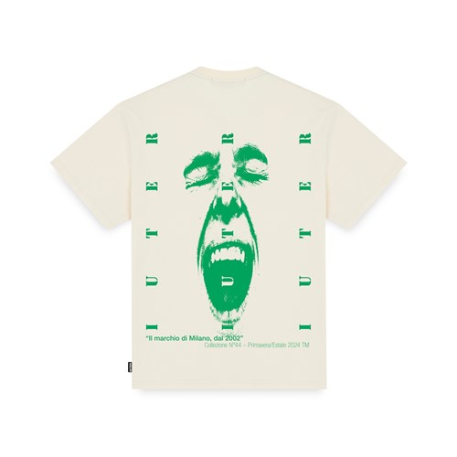 IUTER IUTER 24SITS15 Tee D.Wht Face Bianco Uomo in T-shirt
