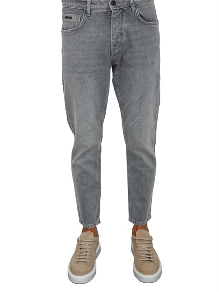 jeans argon antony morato slim fit in denim grigio effetto used mmdt00264fa750628 w02143