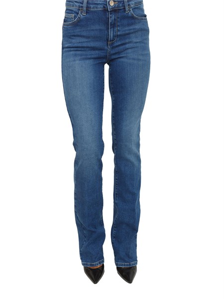 jeans bottom up liu jo donna in denim blu uf5103d0264