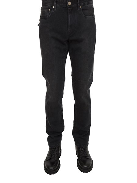 jeans corneliani in denim di cotone nero 264jg42620138