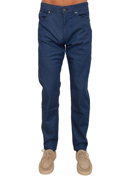 jeans hugo uomo in denim blu scuro h remaine rmw50561588