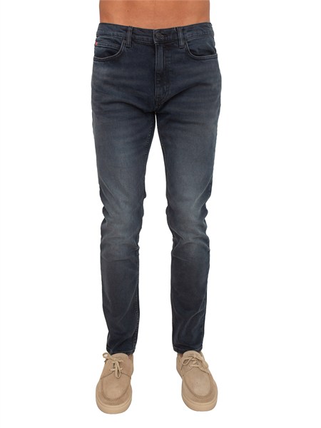 jeans hugo uomo in denim blu scuro hugo73450556055