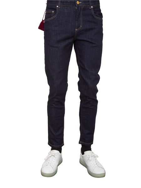 jeans uomo camouflage blu denim roccod06lnr