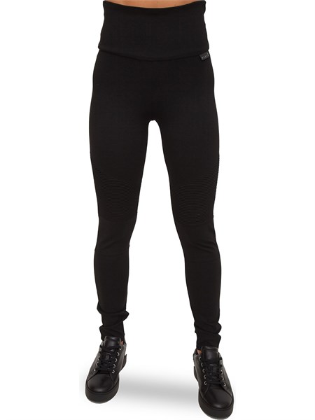 leggings donna philipp plein nero wjt1410pjo002n