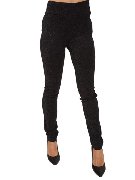 leggings donna twin set nero 232at2230
