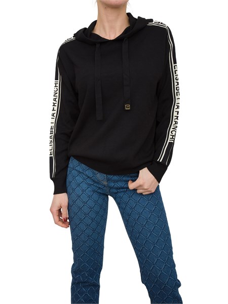 maglia donna elisabetta franchi nero mk34s51e2