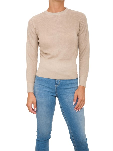 maglia donna emme marella beige kiku