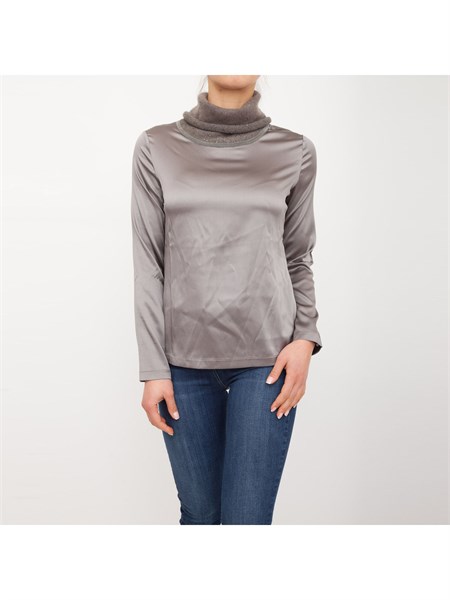 maglia donna fabiana filippi grigio tpd220b835