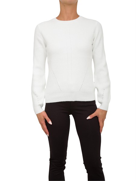 maglia donna fracomina bianco fr24wt7017k502r9