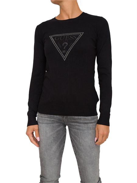 maglia donna guess jeans nero w3yr46z2nq2