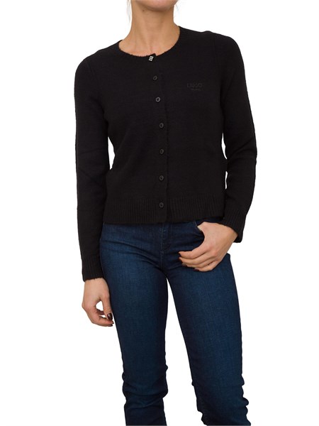 maglia donna liu jo nero wf4364ma49p