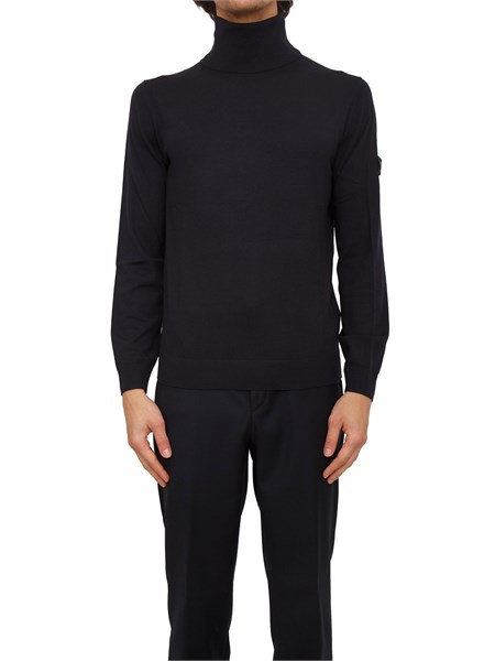 maglia uomo a collo alto peuterey in lana blu peu5637chico