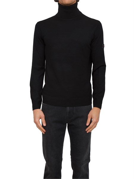 maglia uomo a collo alto peuterey in lana nera peu5637chico