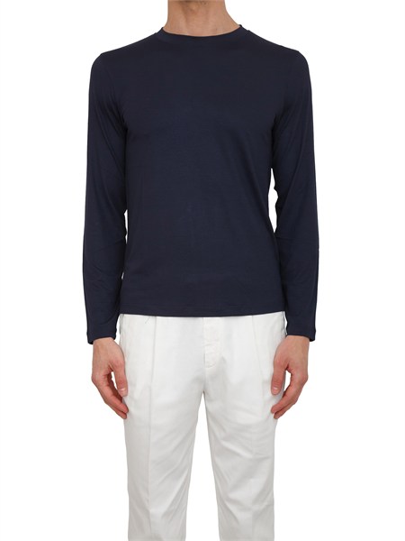 maglia uomo aiace galassi in pregiata viscosa blu 1465910