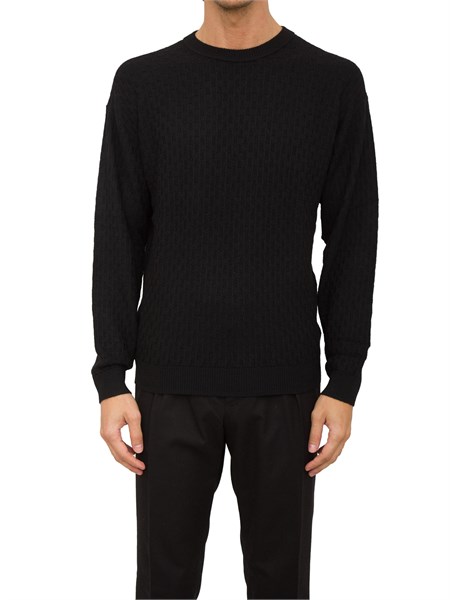 maglia uomo emporio armani nero 6d1my41mf3z