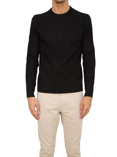 maglia uomo emporio armani nero 6r1myc1mfdz