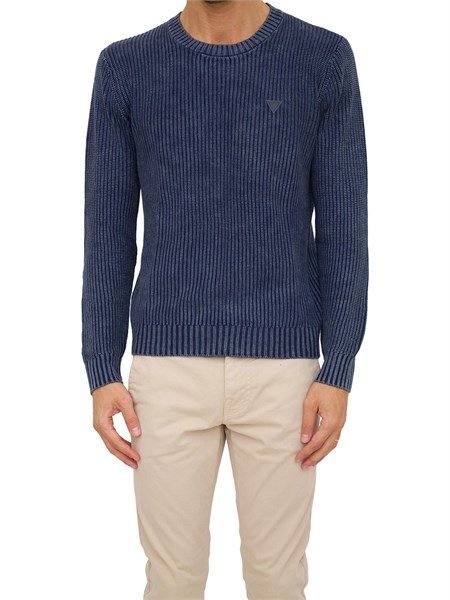 maglia uomo guess jeans blu m3br22z2bb0