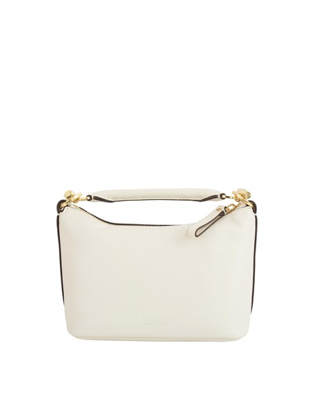 mini borsa ralph lauren blaike in pelle bianca blke431p10531005