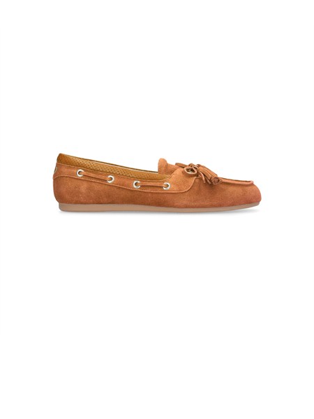 mocassini liu jo donna in pelle suede cuoio sa6049px002