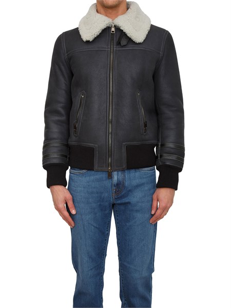 montone uomo alexa fairchild in vera pelle shearling nera freedom160