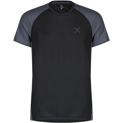 MONTURA MONTURA Join T Shirt Trekking Trail Running T-Shirt Mtgn22X 9093 Nero Uomo in T-shirt