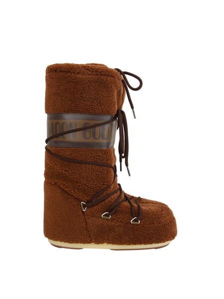 moon boot icon in teddy marrone iconfleece80d1403080