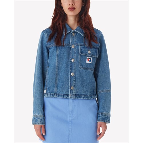 OBEY OBEY 221160037 Jkt Lin Rebuilt Blu Donna in Giacche