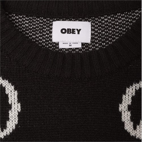 OBEY OBEY 151000053 Magl.Bkm Discharg in Maglioni