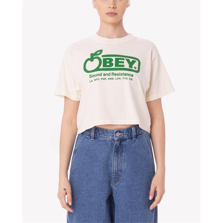 OBEY OBEY 267782486 Tee Ubl Sound And Bianco Donna