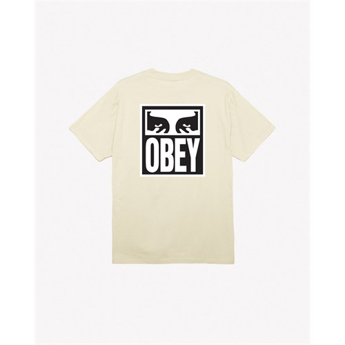 OBEY OBEY 165262142 Tee Crm Eyes Icon Giallo Uomo in T-shirt