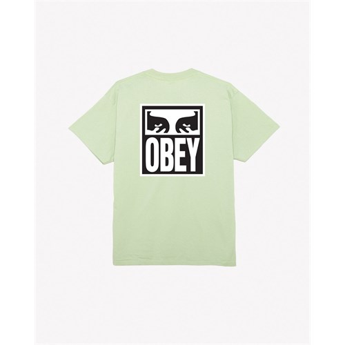 OBEY OBEY 165262142 Tee Cub Eyes Icn Verde Uomo in T-shirt