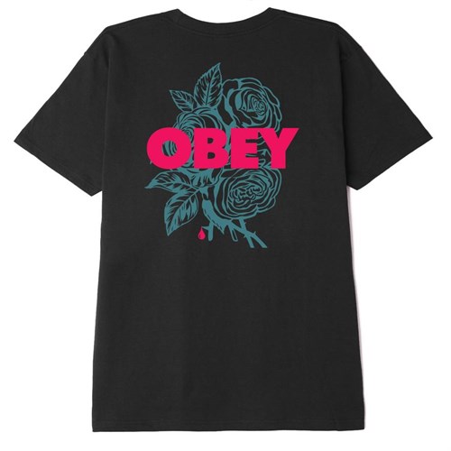OBEY OBEY 165262554 Tee Blk Blood And in T-shirt