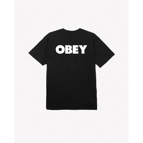 OBEY OBEY 165263016 Tee Blk Bold Nero Uomo in T-shirt