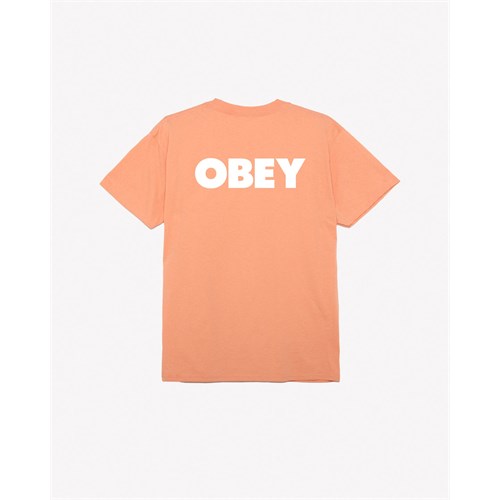 OBEY OBEY 165263016 Tee Cit Bold Arancio Uomo in T-shirt