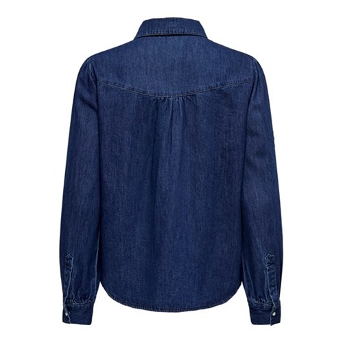 ONLY ONLY 15303863 Den Onllinette Shirt Blu Donna in Camicie