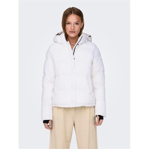 ONLY ONLY 15287909 Wht Onlann Puffer Nero-Marrone-Bianco Donna in Giacche